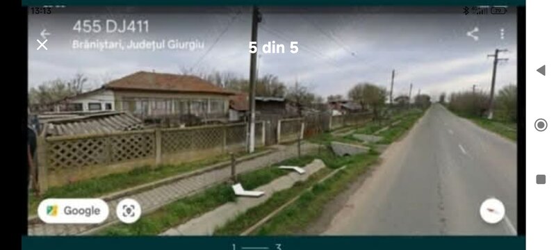 Ilfov, Calugareni, (Branistari) casa de vanzare 1500 mp cadastru intabulare